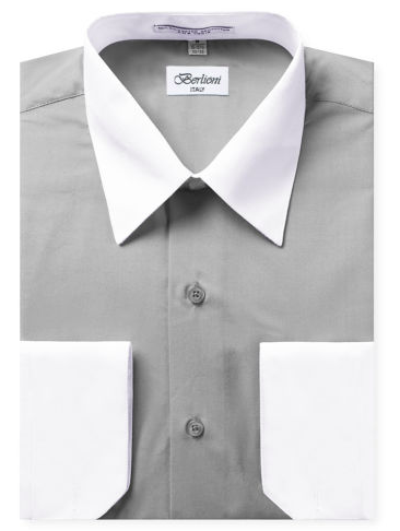 Two-Tone Dress Shirt