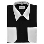 Two-Tone Dress Shirt | N°525 | Black