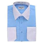 Two-Tone Dress Shirt | N°504 | Light Blue