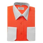 Two-Tone Dress Shirt | N°506 | Orange