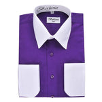 Two-Tone Dress Shirt | N°523 |Purple