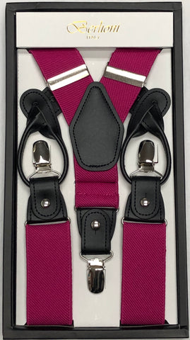 Suspenders | Fuchsia