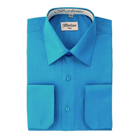 berlioni italy dress shirt Two-Tone Dress Shirt | N502