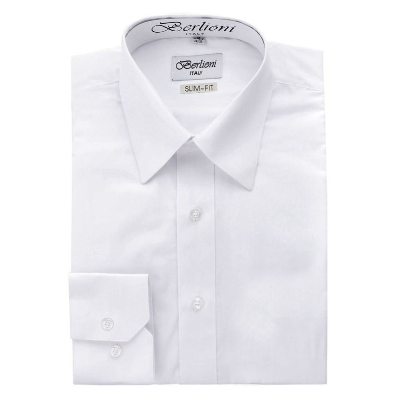 Solid Slim Fit Berlioni Shirts Solid Slim Fit Berlioni Shirts